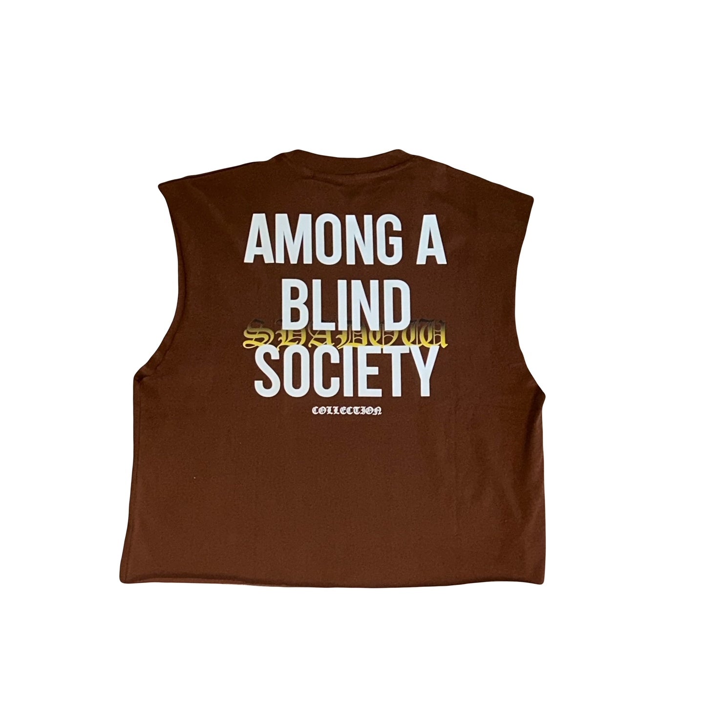Eye of The Society Cropped Cut-Off  Tee